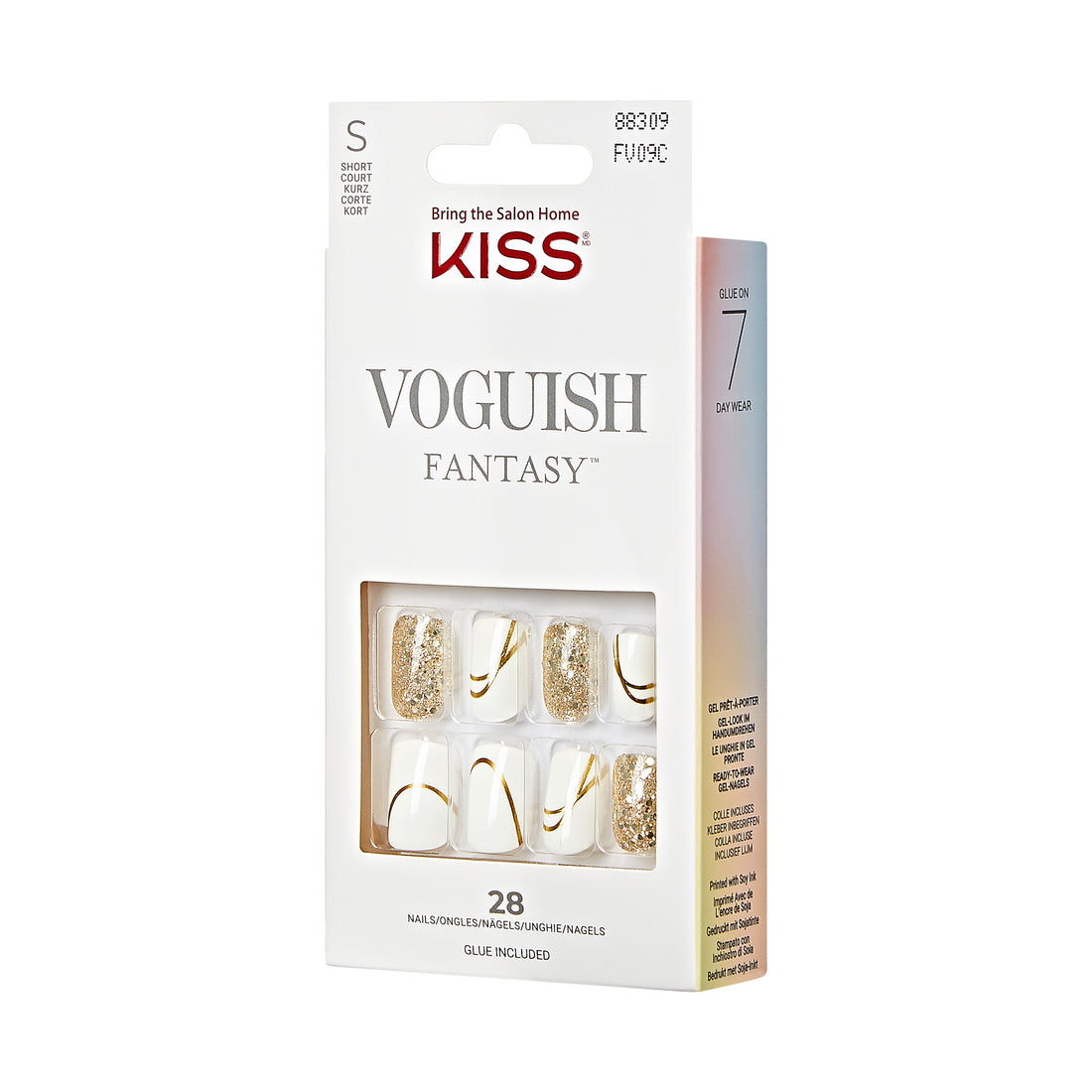 KISS Voguish Fantasy Nails - Glam and Glow