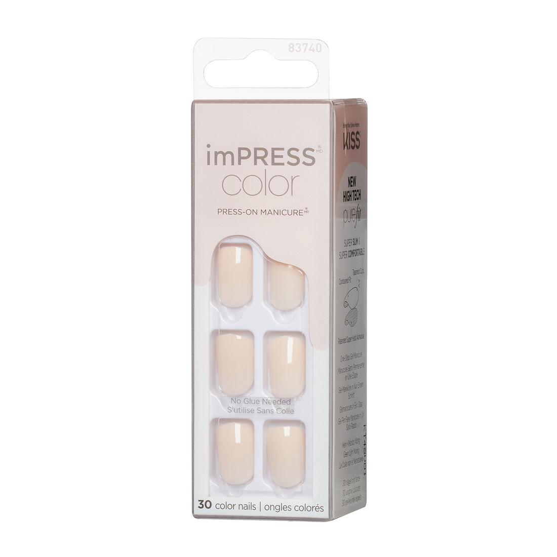 imPRESS Color Press-On Manicure - Point Pink