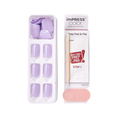 imPRESS Color Press-On Manicure - Picture Purplect