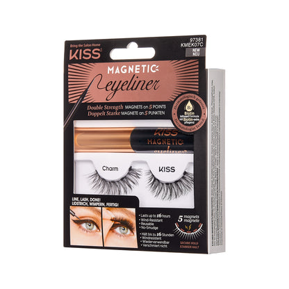 KISS Magnetic Eyeliner &amp; Lash Kit - Charm